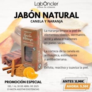jabon canela y naranja